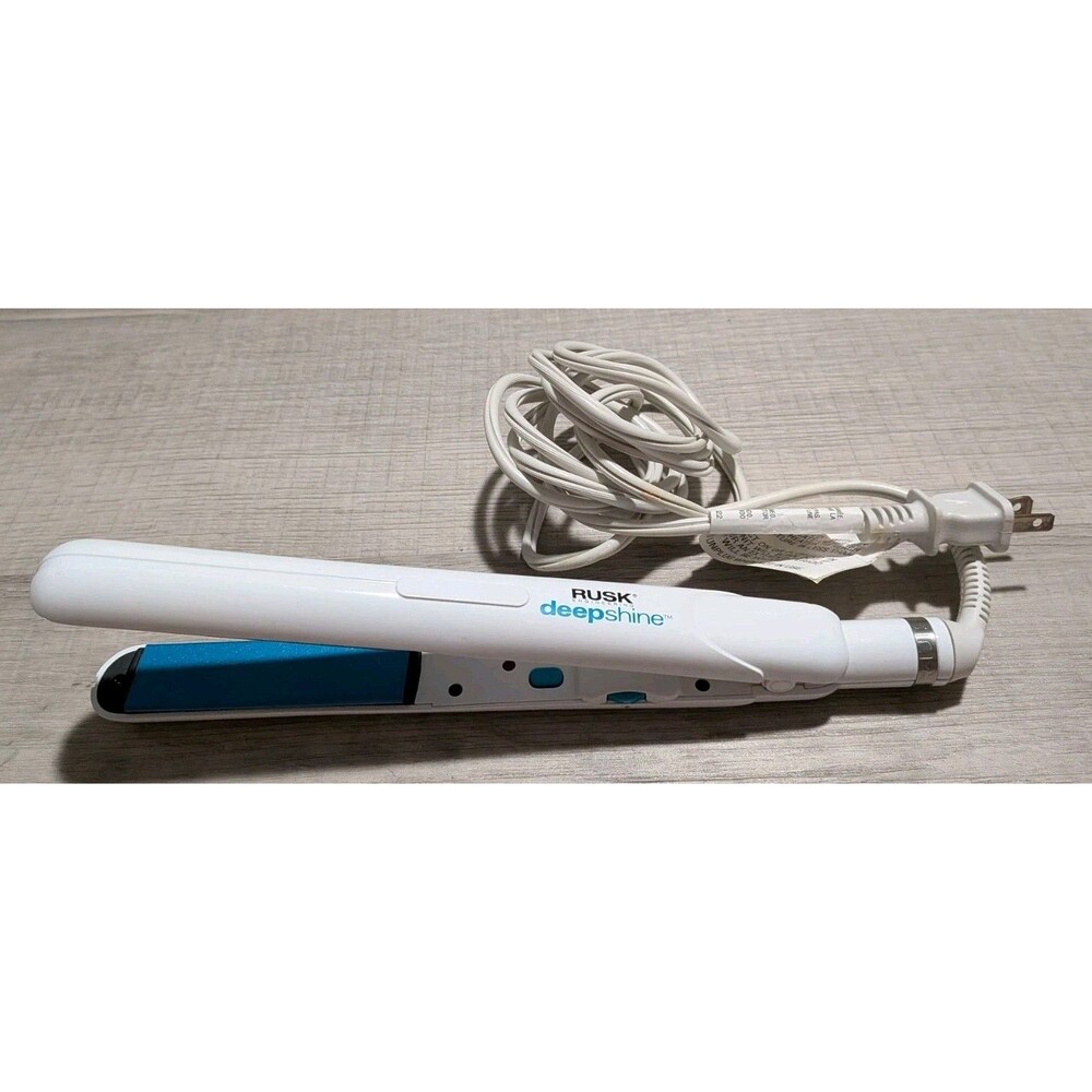 RUSK Deep Shine Flat Iron Hair Straightener 1"